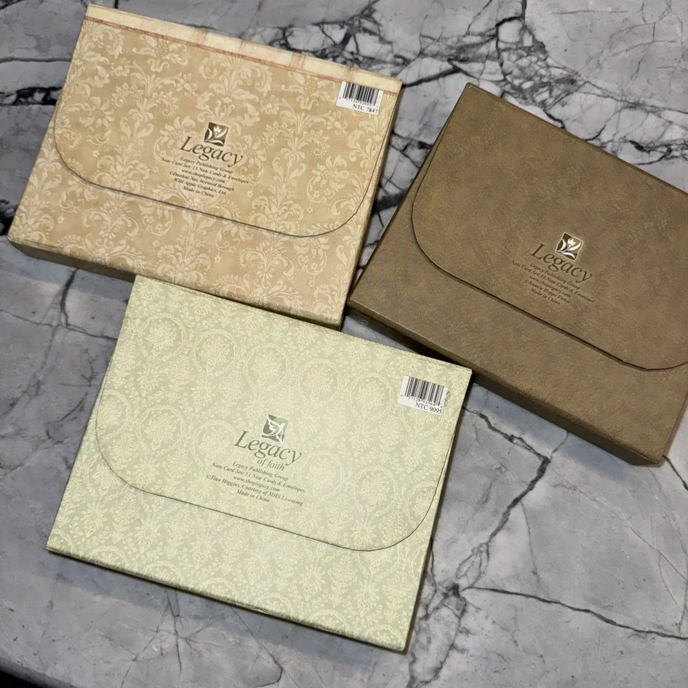 Legacy Boxed Notecards W Envelopes 30+ Floral Countryside Barn